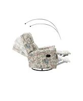 Helmut 360° manual rotation gliding recliner