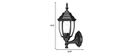 Globe Lantern Wall Light for Indoor and Outdoor Accent Lighting