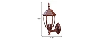 Globe Lantern Wall Light for Indoor and Outdoor Accent Lighting