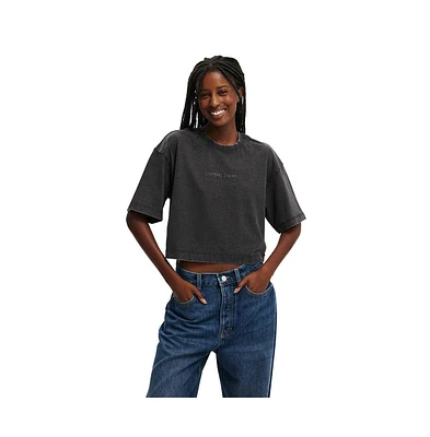 Cotton On Women's The Cropped Boxy Graphic Tee