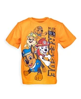 Paw Patrol Boys Nickelodeon Chase Marshall Rubble Rocky 4 Pack Graphic T-Shirts to