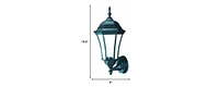 Matte Black Carousel Lantern Wall Light