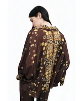 Nocturne Women's Flowy Printed Shirt