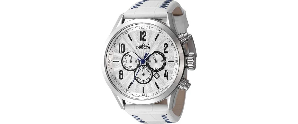 Invicta Men's 46558 Bolt Quartz Chronograph Silver Dial Watch