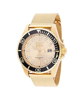 Invicta Men's 47177 Pro Diver Quartz Multifunction Gold Dial Watch