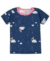 Gerber Toddler Girls 4-Piece Snug Fit Cotton Pajamas, Deer, 5T
