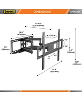 ProMounts Full Motion Tv Wall Mount for TVs 37" to 92" Up to 88 lbs