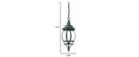 White Glass Globe Hanging Light