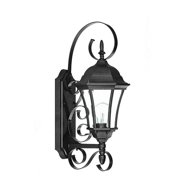 Adjustable Swing Arm Lantern Wall Light for Indoor and Outdoor Use