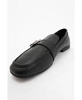 Jade Leather Flat Loafers (Women)