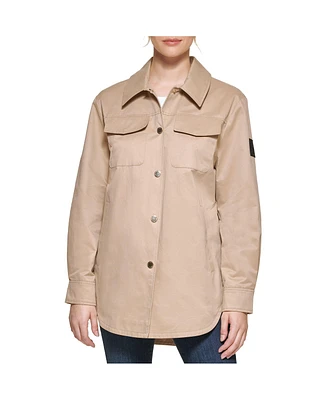 Karl Lagerfeld Women's Oversized Shirt Jacket