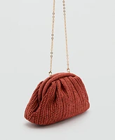 Mango Women's Natural Fiber Handbag