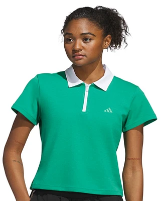 adidas Women's Summer Zip Polo T-Shirt