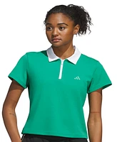 adidas Women's Summer Zip Polo T-Shirt