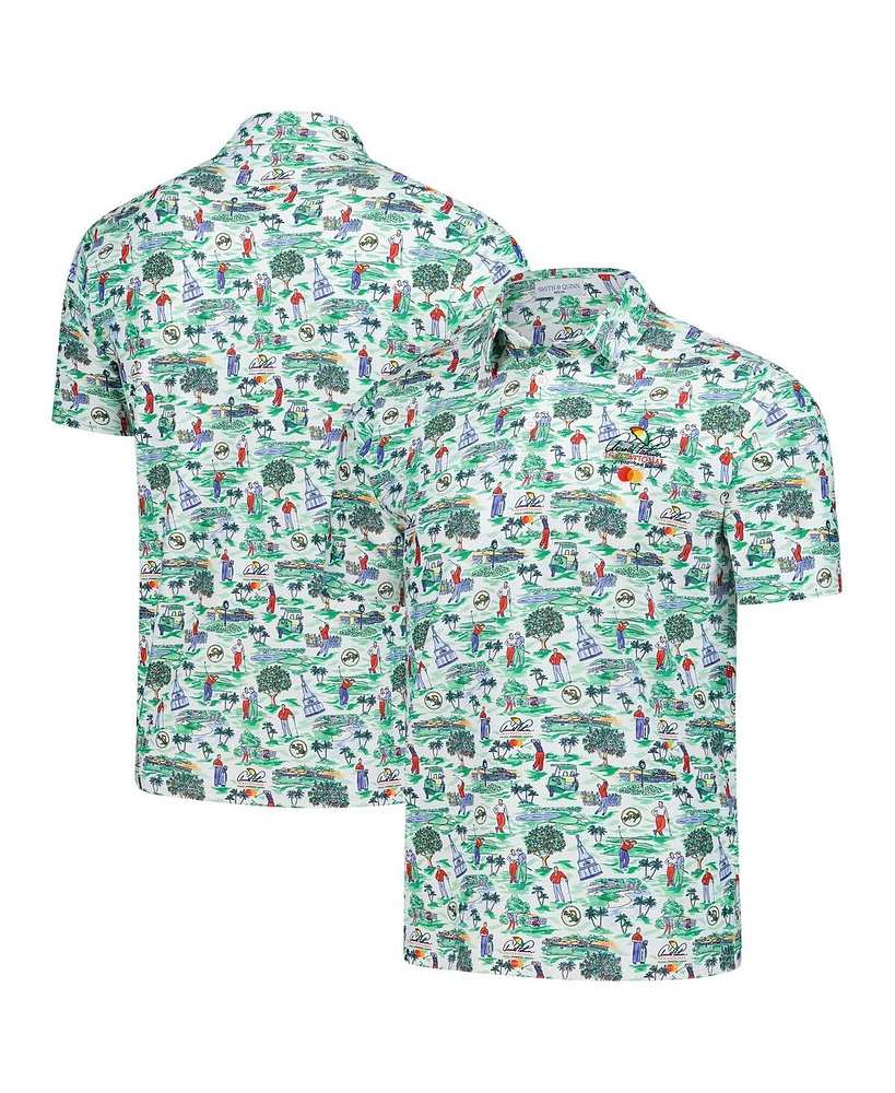 Smith & Quinn Men's Green Arnold Palmer Invitational Toile Smitty Polo Shirt