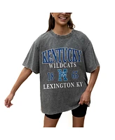 Gameday Couture Women's Grey Kentucky Wildcats Oversized Snow Wash T-Shirt