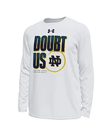 Under Armour Men's White Notre Dame Fighting Irish March Madness Unity Long Sleeve T-Shirt