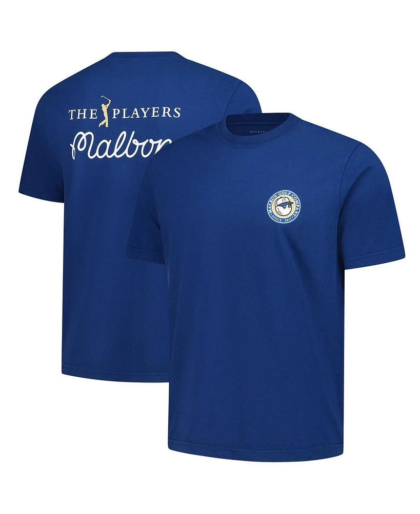 Malbon Men's Golf Navy The Players T-Shirt