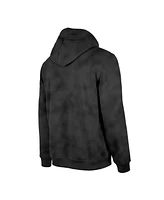 New Era Men's Black York Jets Identity Helmet Enzyme Washed Pullover Hoodie