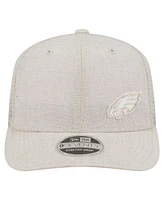 New Era Men's Natural Philadelphia Eagles Flawless 9SEVENTY Stretch-Snap Hat