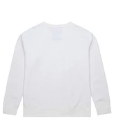 Mitchell & Ness Men's Light White New York Giants The Crest Pullover Sweatshirt