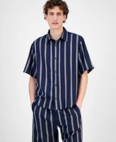 Hugo Boss Men's Eralino Striped Shirt