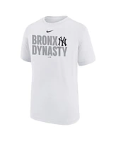 Nike Big Boys and Girls White New York Yankees Local Legend T-Shirt