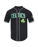 Pro Standard Men's Black Boston Celtics 2024/25 City Edition Mesh Baseball Jersey