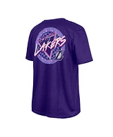 New Era Men's Purple Los Angeles Lakers Glow-in-the-Dark T-Shirt