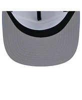 New Era Men's Gray/Blue Detroit Lions Throwback Dye Golfer Snapback Hat