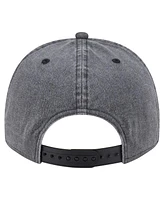 New Era Men's Black Philadelphia Eagles Throwback Washed A-Frame 9FIFTY Snapback Hat