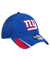 New Era Men's Royal York Giants Game Day Linear 39THIRTY Flex Hat