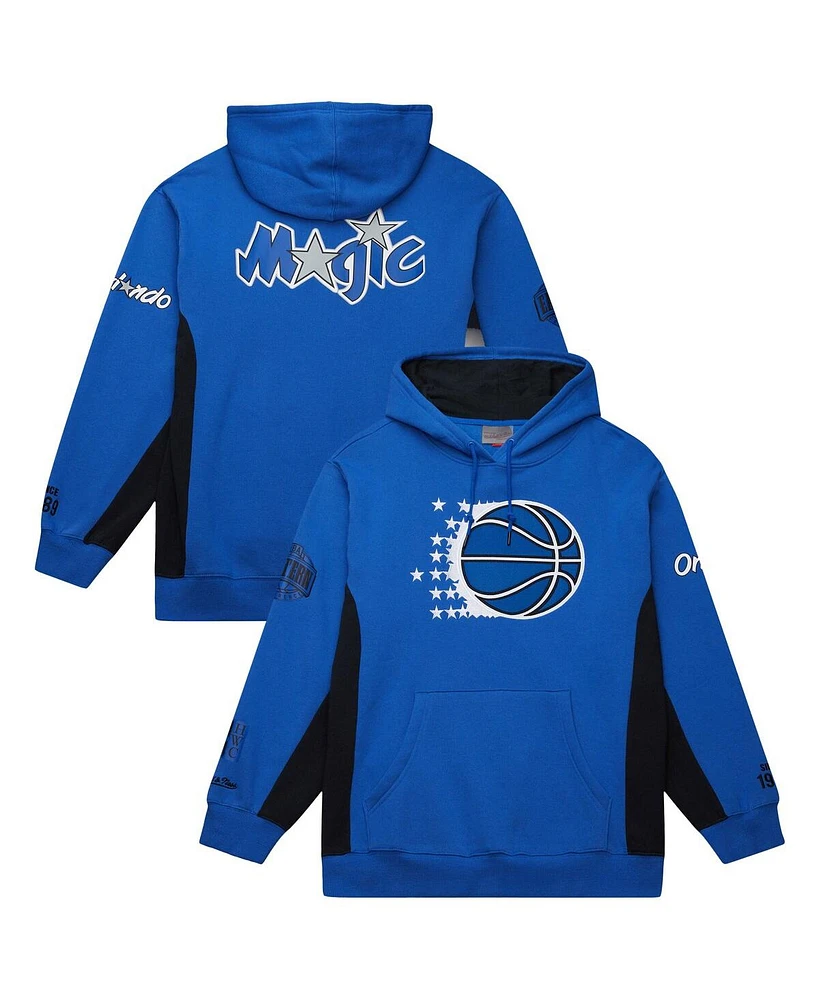 Mitchell & Ness Men's Blue Orlando Magic Hardwood Classics Team Origins Fleece Pullover Hoodie