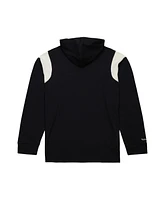 Mitchell & Ness Men's Black Texas Longhorns Thermal Lightweight Pullover Hoodie