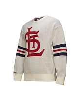 Mitchell & Ness Men's Cream St. Louis Cardinals Retro Pullover Sweater
