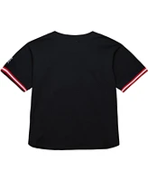 Mitchell & Ness Men's Black Ohio State Buckeyes On The Clock Full-Button Fashion Jersey