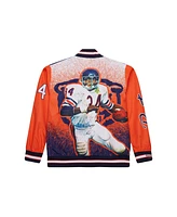 Mitchell & Ness Men's Walter Payton Navy Chicago Bears Retired Player Graphic Full-Zip Satin Jacket