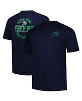 Fanatics Men's Navy Notre Dame Fighting Irish Big Tall Fast Break 2 Hit T-Shirt