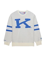 Mitchell & Ness Men's Cream Kentucky Wildcats Retro Pullover Sweater