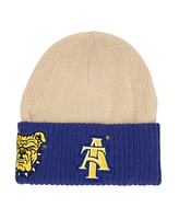 Mitchell & Ness Men's Cream North Carolina A T Aggies Hook Cuffed Knit Hat