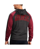 G-iii Sports by Carl Banks Men's Black Arkansas Razorbacks Neutral Zone Raglan Full-Zip Track Hoodie Jacket