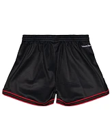 Mitchell & Ness Women's Black Philadelphia 76ers Swingman Big Face 3.0 Basketball Shorts