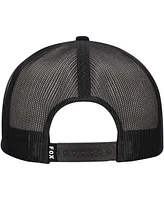 Fox Men's Black Fox Racing Race Crew Trucker Snapback Hat
