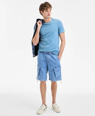 Sun + Stone Men's Varech Denim 10" Cargo Shorts, Exclusively at Macy's