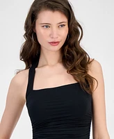 Guess Women's Nora Shirred Halter Tank Top
