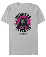 Fifth Sun Men's Minecraft Movie Winners Never Die Short Sleeve T-Shirt