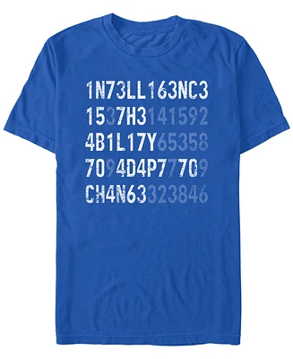 Design By Humans Men's Intelligence Is The Ability To Adapt Change T-Shirt