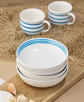 Certified International Dockside 4-Pc. Soup Bowls, Service For 4