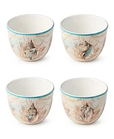 Certified International Escape to the Sea Ice Cream 4-Pc. Bowls, Service For 4