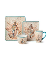 Certified International Escape to the Sea 16-Pc. Dinnerware Set, Service for 4